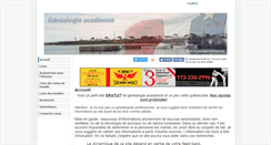 Desktop Screenshot of genealogie-acadienne.net